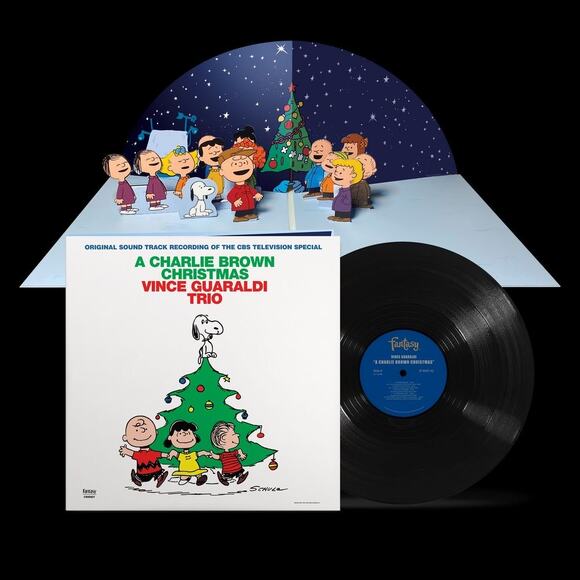 🎄NWT Vince Guaraldi Trio A Charlie Brown Christmas 60th Anniversary Pop Up RSD - Picture 6 of 6